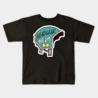 Headgear Hero - Wrestling Vigilante Illustration Kids T-Shirt